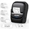 CLABEL Label Maker Machine with Tape 221B Thermal Bluetooth Label Printer 2 Inch Portable Barcode Inkless Sticker for Small Business Retail OfficeOffice Home Came with 3 Roll Label Black