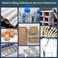 YEV Handheld Inkiet Printer V127 Newly Enhanced 16Hour Continuous Printing 5 Wheel Support for Printing Batch Numbers Logos Serial Numbers Barcodes and QR Codes on Diverse Materials Green