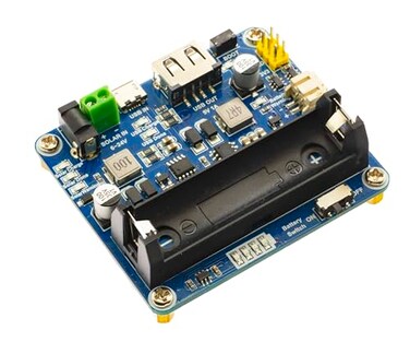 waveshare Waveshare Solar Power Management Module for 6V24V Solar Panel Supports Solar PanelUSB Connection Battery Charging Onboard MPPT Set Switch