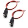 SDTC Tech 2 Pcs 18AWG SAE Extension Cable 2Pin SAE Quick Connector Disconnect Plug 10A Solar Battery Panel SAE Plug Wire 1ft 30 cm
