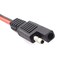SDTC Tech 2 Pcs 18AWG SAE Extension Cable 2Pin SAE Quick Connector Disconnect Plug 10A Solar Battery Panel SAE Plug Wire 1ft 30 cm