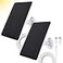 TEKCAM 2 Pack Solar Panel Compatible with WYZE Battery Cam Pro EufyCam 2C2C Pro 4W 5V Solar Panel with 10ft Micro USB Charging Cable for Outdoor Battery Camera Tpye C Adapter Adjustable Wall Mount