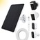 TEKCAM Solar Panel Compatible with WYZE Battery Cam Pro EufyCam 2C2C Pro 4W 5V Solar Charger with 10ft Micro USB Charging Cable for Outdoor Battery Security Camera USB C Adapter Adjustable Wall Mount