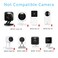 TEKCAM Solar Panel Compatible with WYZE Battery Cam Pro EufyCam 2C2C Pro 4W 5V Solar Charger with 10ft Micro USB Charging Cable for Outdoor Battery Security Camera USB C Adapter Adjustable Wall Mount
