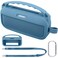 co2CREA Soft Silicone Case Replacement for Bose New SoundLink Flex 2nd Gen Bluetooth Portable Speaker Silicone Case Blue Case