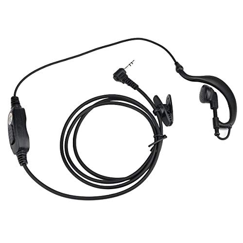 keyblu Keyblu 1 Pin G Shape Walkie Talkie Earpiece Headset For Motorola Talkabout MH230r MR350