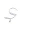 KEYBLU 2Pcs Clear Acoustic Tube Replacement for Two Way Radio Earpiece Headset with Connector 2 Pack