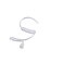KEYBLU 2Pcs Clear Acoustic Tube Replacement for Two Way Radio Earpiece Headset with Connector 2 Pack