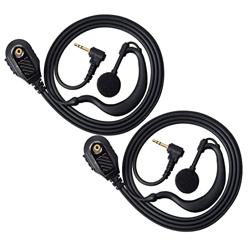 hys Hys Radio Earpiece Soft Rubber G Shape Earhook Law Enforcement Tactical Headset
