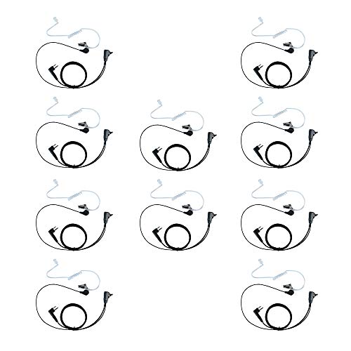 klykon Klykon 2 Pin Covert Acoustic Tube Earpiece Headset With Mic Ptt 2 PIN