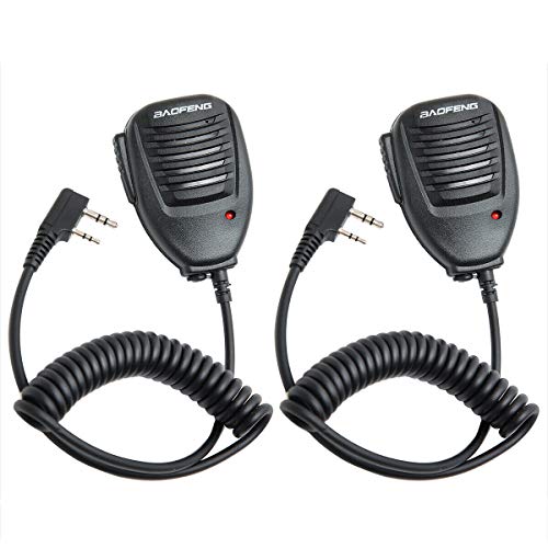 baofeng Baofeng Microphone Police Walkie Talkie Mic Accessories Ham Radio Speaker Mic 2 PIN
