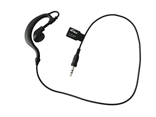 keyblu Keyblu Listen Only Earpiece 1 Pin G Shape Headset For Hand Held Mic