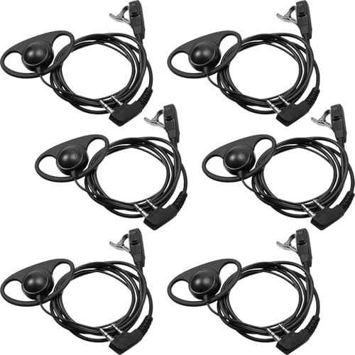 macarrie Macarrie Radio Headset With Mic 2 Pin D Shape