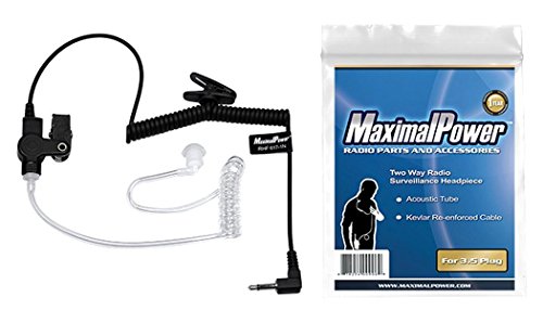 ماكسيمال باور Maximalpower Rhf 6171n Receiver Listen Only Surveillance Headset 3.5 MM