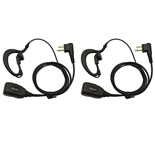 zkarabc Zkarabc Walike Talkie Earpiece With Mic G Shape Adjustable Volume Headset