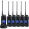 SAMCOM FPCN30A Two Way Radios Walkie Talkies Long Range for Adults Rechargeable 5 Watt High Power Portable 2Way Radios with Group Talk Function for BusinessSchoolWarehouseRestaurant 6 Pcs