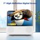 ROADOM 98 Portable DVD Player with Screen 7 HD 1024600 Digital Screen 4000 mAh Rechargeable HiFi Stereo Sound Remote Control Sync TVResume Playback DVDCDBluetoothUSBLineTimerRepeat