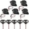 WMYCONGCONG 5 PCS DC 324V Electronic Buzzer Alarm Sounder Continuous Beep and 5 PCS 9V Battery Clip Connector Kit