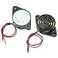 WMYCONGCONG 5 PCS DC 324V Electronic Buzzer Alarm Sounder Continuous Beep and 5 PCS 9V Battery Clip Connector Kit