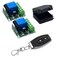 QIACHIP 433Mhz Universal Wireless Remote Control Switch DC 12V 1CH Relay Receiver Module RF Transmitter for Access ControlLights Transmitters 2 Button 2 Receiver 1CH