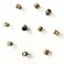 Taidacent 24V 200mm Wireless Led Coil Wireless LEDs and Inductive Induction Coil Charger Module for Creative 3D Ring Night Light Only 10 Red Wireless LEDs Without Transmitter Coil