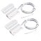uxcell MC38 Surface Mount Wired NC Door Sensor Alarm Magnetic Reed Switch White 2pcs