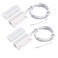 uxcell MC38 Surface Mount Wired NC Door Sensor Alarm Magnetic Reed Switch White 2pcs
