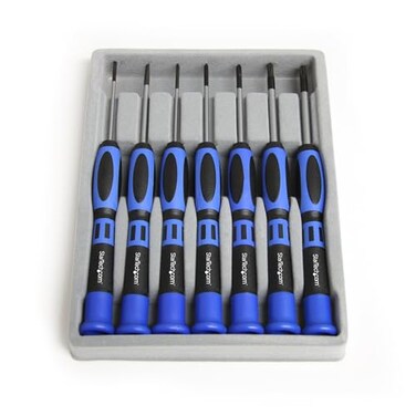 StarTech 7 Piece Precision Screwdriver Computer Tool Kit with Carrying Case Screwdriver kit TAA CTK100P