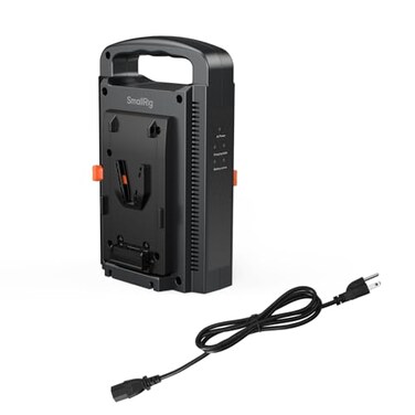 SMALLRIG SmallRig V Mount Battery Charger Dual Channel VMount VLock Battery Charger for V Mount Battery Fits for SmallRig Vmount Battery VB99 SE VB99 VB50 VB155 VB212