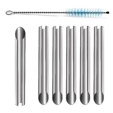 JUYEER Headphone Plug Extraction Tool Customized Metal Tube Grip Stick Puller Tip Removal Tool With Hole Cleaning Brush