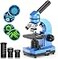Emarth Microscope for Kids Beginners Children Student 40X 1000X Compound Microscopes with 52 pcs Educational Kits
