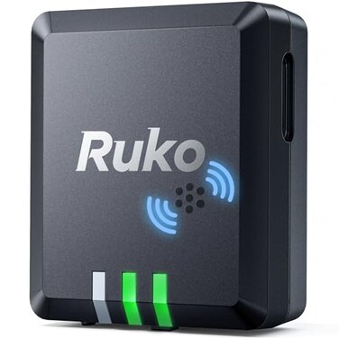 Ruko R111S RC Aircraft GPS TrackerFinder with Beeper Light Weight RID Module with Buzzer for FAA Regulation Spare Part for FPV Drone FAA Compliant Remote ID Module for Drone 3 Hours Battery Time