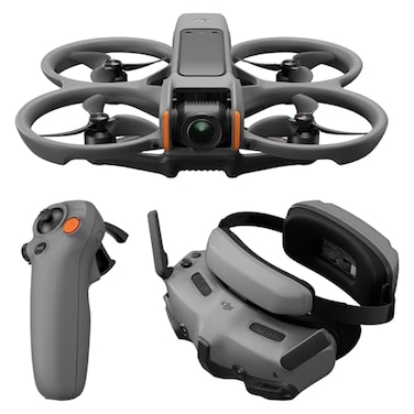 DJI Avata 2 Fly More Combo 1 Battery FPV Drones with Camera for Adults 4K Immersive Experience Builtin Propeller Guard Easy FlipRoll FAA Remote ID Compliant POV Content Drone Black