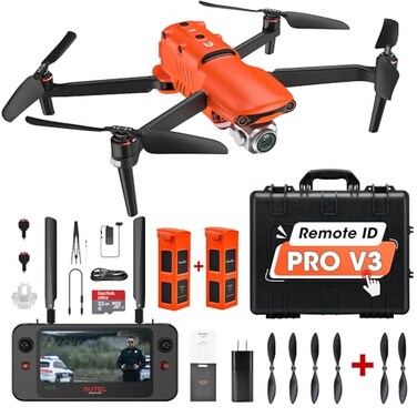 Autel Robotics EVO 2 Pro V3 Sony 1 CMOS Sensor 6K HDR Video Moonlight Algorithm 20 Max ISO 4400012Bit DNG 64 Smart Controller SE15KM Transmission 360 Obstacle Avoidance 40 Minutes