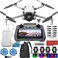 DJI Mini 4 Pro Drone with RC 2 Screen remote Control Bundle Kit Camera Drone Bundle with 128 GB SD 30 USB Card Reader Landing Pad Backpack Strobe Lights and More