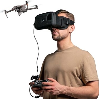 DroneMask 1 Patented Unibody Lens FPV Goggles Immersive VR Headset for DJI GPS Drones