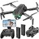SIMREX Drone With Camera for Kids Beginner Adults Foldable RC Quadcopter with Altitude Hold Optical Flow Positioning Indoor Mini Drone with One Key Start Headless Mode 3D Flip Gift for Boys Girls