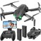 SIMREX Drone With Camera for Kids Beginner Adults Foldable RC Quadcopter with Altitude Hold Optical Flow Positioning Indoor Mini Drone with One Key Start Headless Mode 3D Flip Gift for Boys Girls