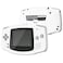 eXtremeRate IPS Ready Upgraded White Replacement Shell Full Housing Cover Black Screen Lens for Gameboy Advance Compatible with Both IPS Standard LCD Without Console IPS Screen