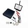 EXSEK Replacement GBA SP Housing Shell Pack Compatible for Game boy Advance SP GBA SP Shell case Replacement Lens Screen Included Black