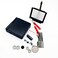 EXSEK Replacement GBA SP Housing Shell Pack Compatible for Game boy Advance SP GBA SP Shell case Replacement Lens Screen Included Black