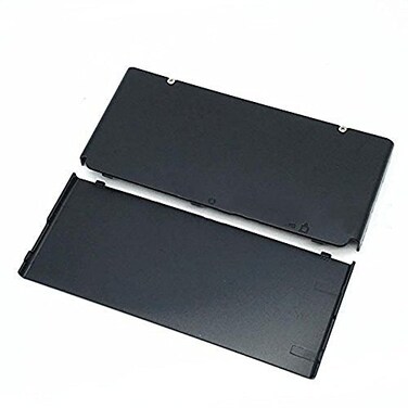 Ambertown for New 3DS 2015 Version Front Back Faceplate Plates Upper Back Battery Housing Shell Case Cover Black
