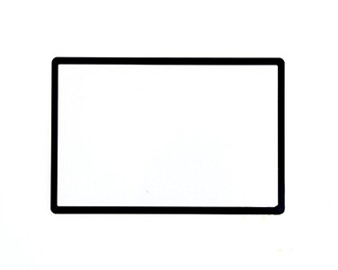 Ambertown Black Top Screen Frame Surround Protector Cover for 2DS Replacement