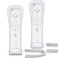 TIANHOO Remote Controller for Wii Wii U with Silicone Case and Wrist Strap 2 pack White