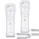TIANHOO Remote Controller for Wii Wii U with Silicone Case and Wrist Strap 2 pack White