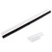 Aokin Sensor Bar for Wii Replacement Wireless Infrared Ray Sensor Bar for Nintendo Wii and Wii U Console Includes Clear Stand White