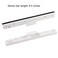 Aokin Sensor Bar for Wii Replacement Wireless Infrared Ray Sensor Bar for Nintendo Wii and Wii U Console Includes Clear Stand White