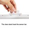 Aokin Sensor Bar for Wii Replacement Wireless Infrared Ray Sensor Bar for Nintendo Wii and Wii U Console Includes Clear Stand White