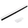 Aokin Sensor Bar for Wii Replacement Wireless Infrared Ray Sensor Bar for Nintendo Wii and Wii U Console Includes Clear Stand White