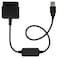 OSTENT USB Converter Cable Adapter for Sony PS2 Controller to PS3 Console Game
